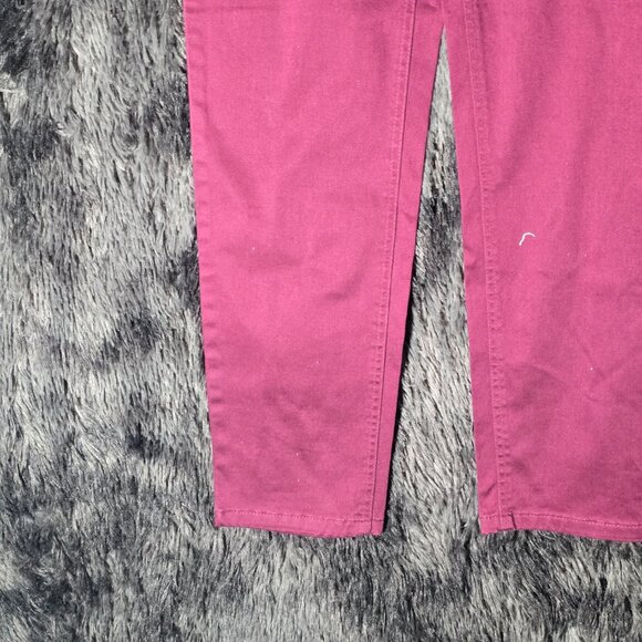 Levi’s 512 Slim Fit Womens Jeans Magenta Size 6 Y2K Red Tab - Picture 5 of 12